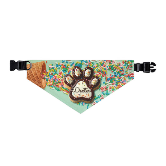 Sweet Treat Paw Print Bandana