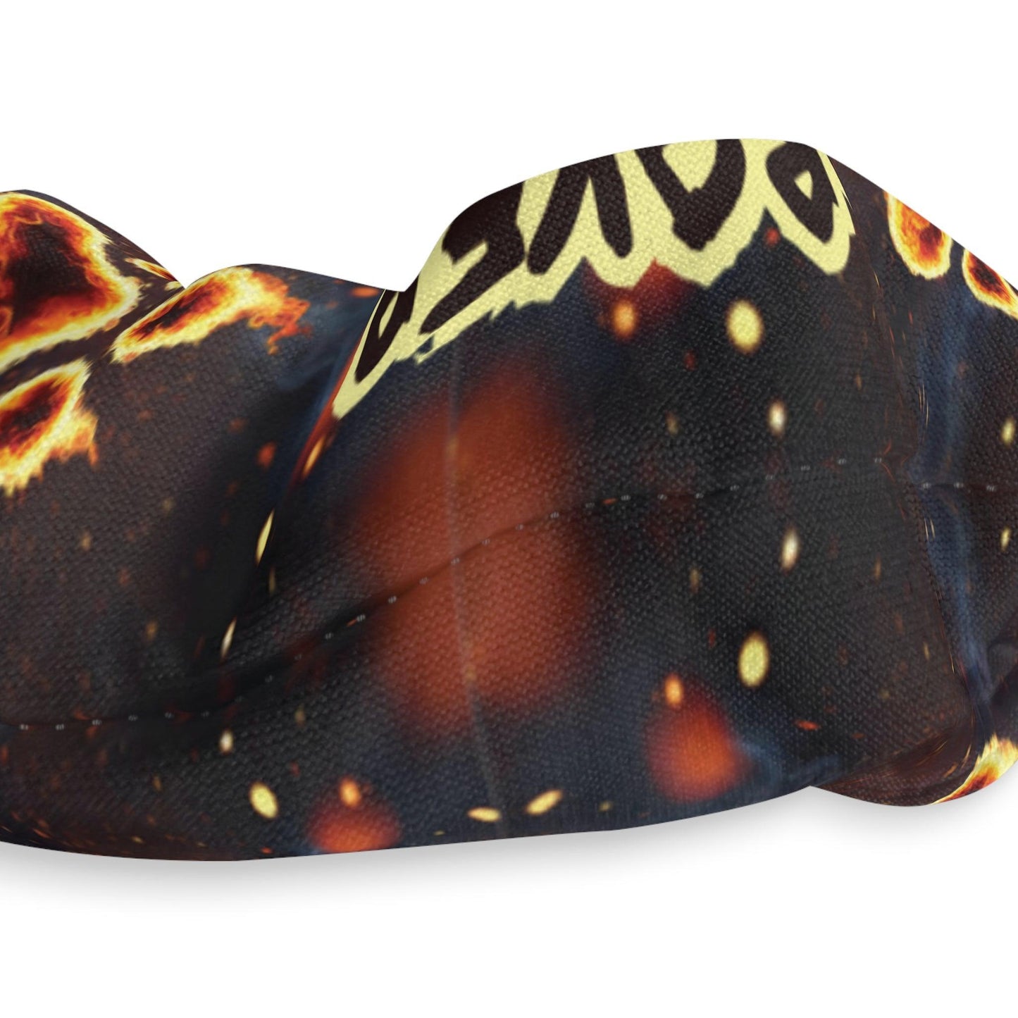 Fire Paw Print Scrunchie (personalized with your pets name) - Pawsome Prints