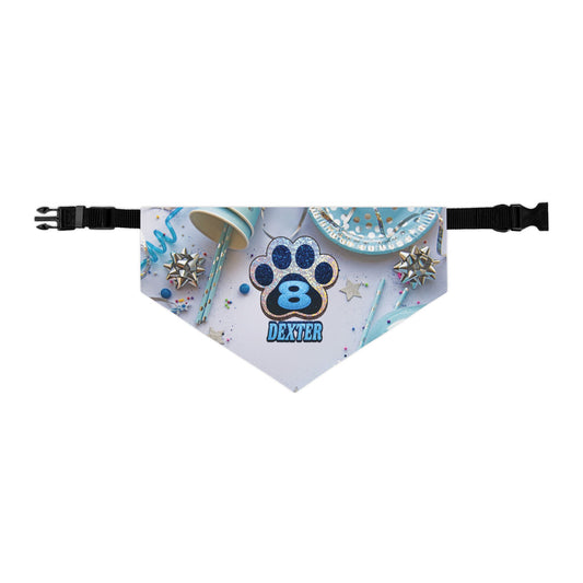 Blue Barkday Bash! Custom Dog Party Bandana