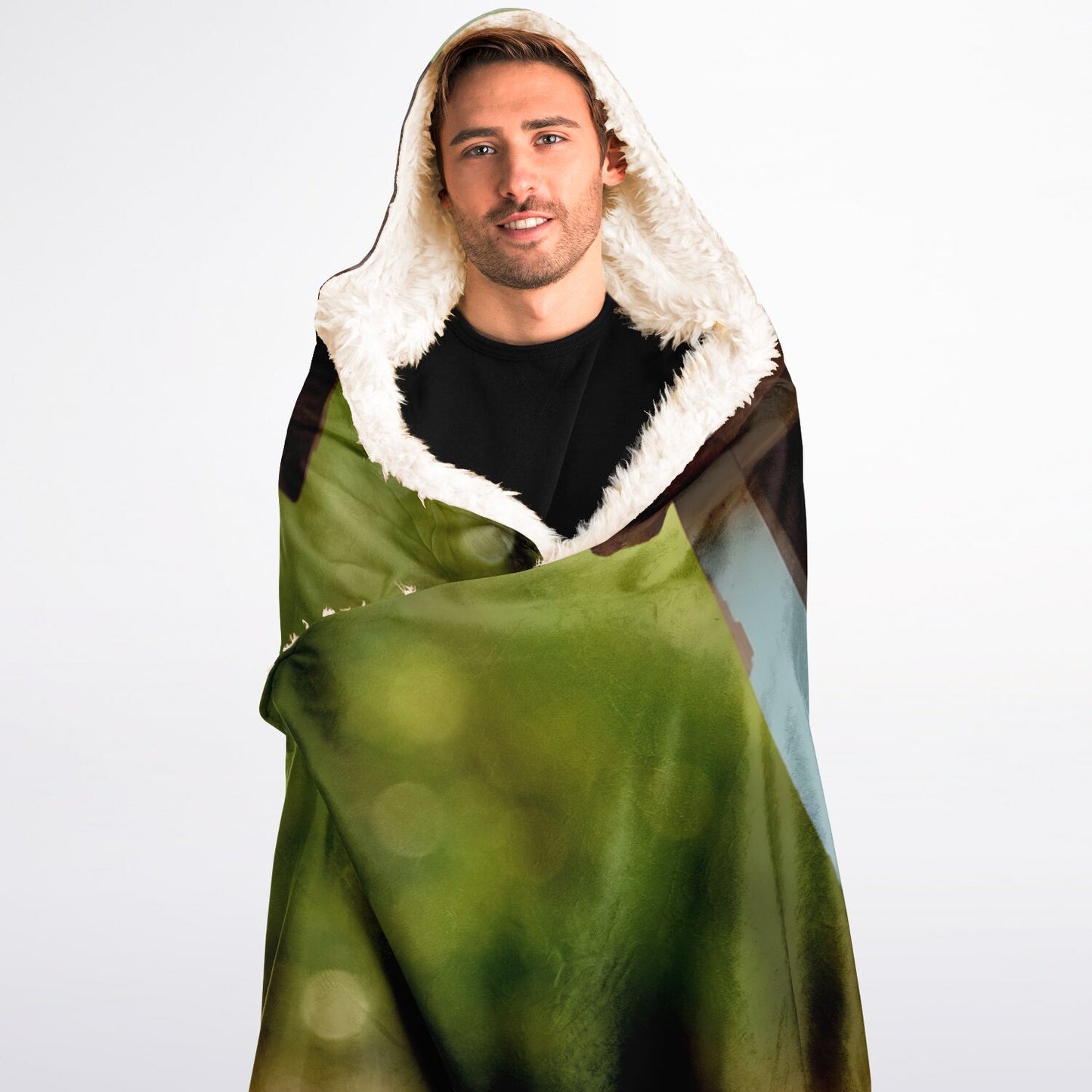 Doggie Kissing Booth Hooded Blanket