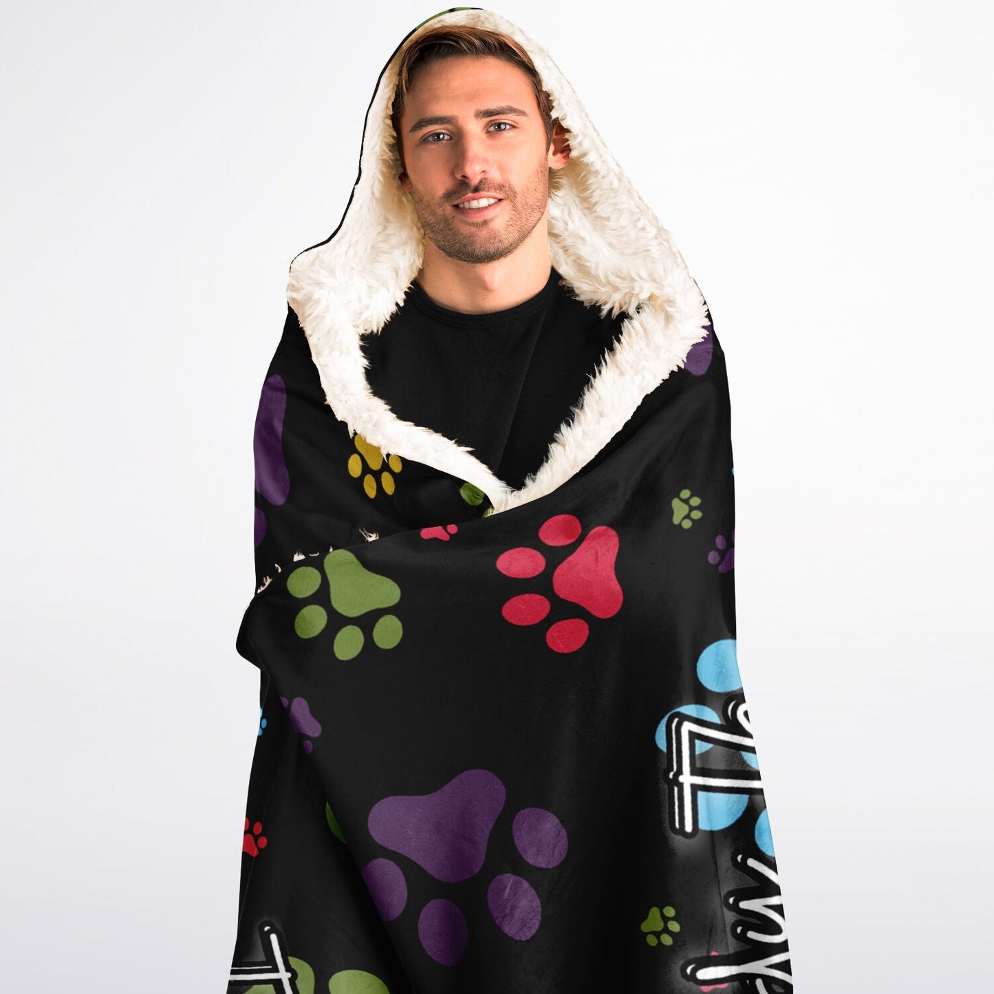 The Pawfect Cupcake Topper Hooded Blanket