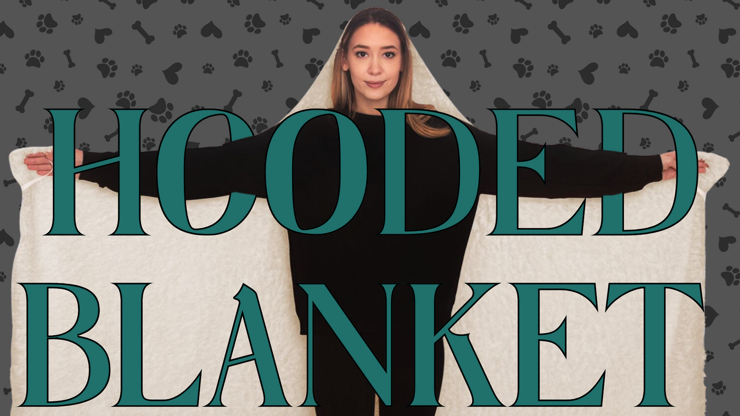 Personalized Pet Photo Hooded Blankets