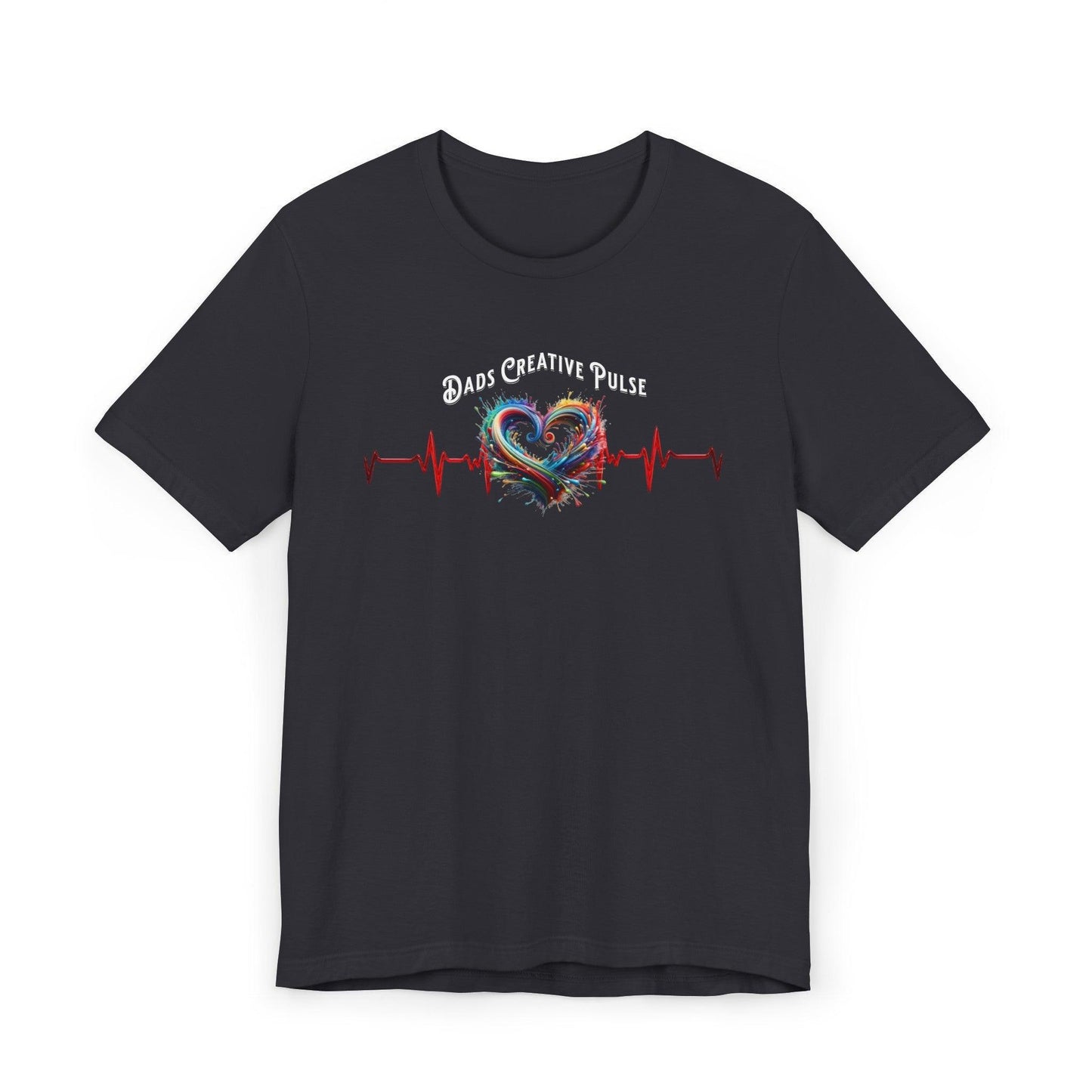 Dads Creative Pulse (Paint Heart) Unisex Jersey T-shirt - Pawsome Prints