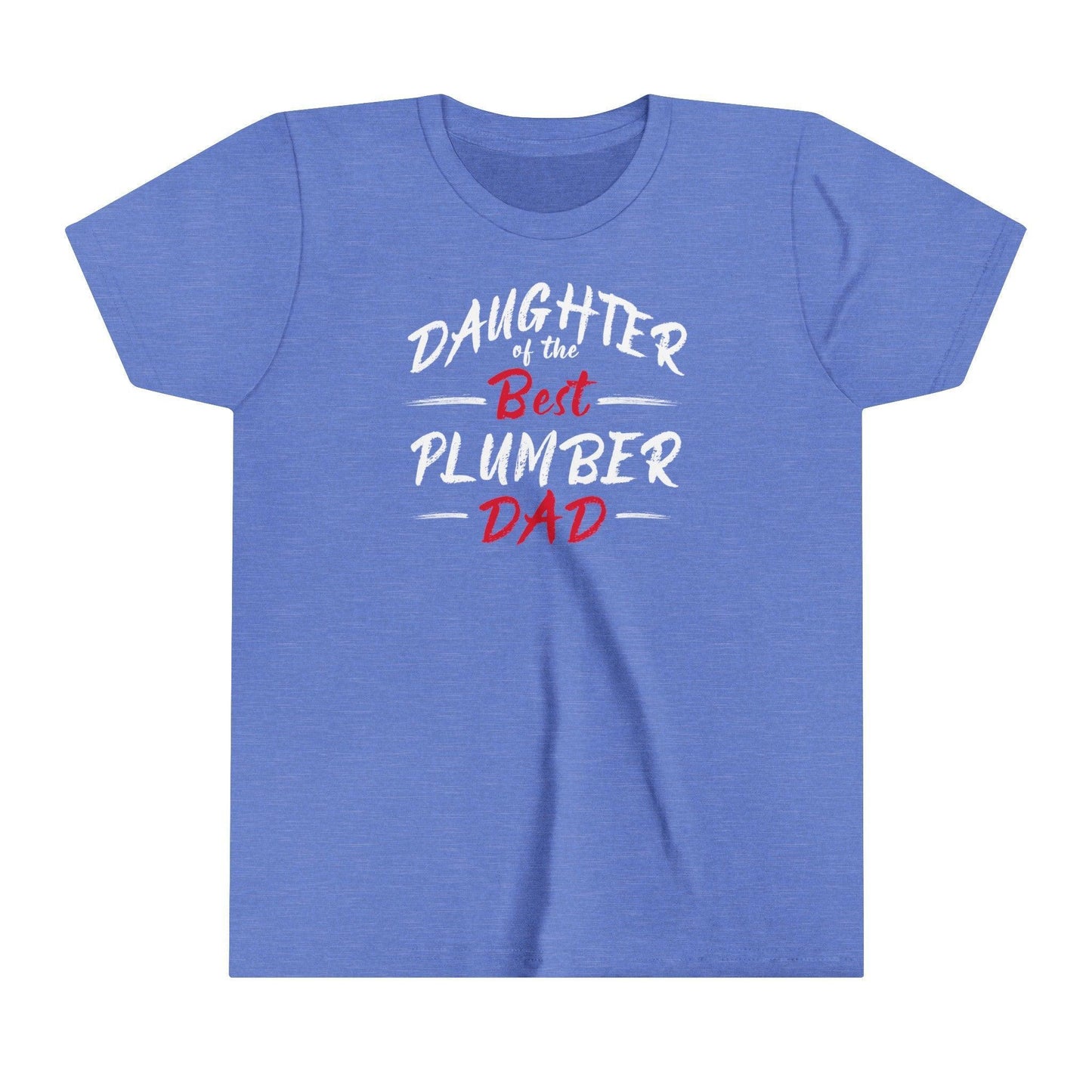 Daughter of the Best Plumber Dad Kids Fine Jersey T-Shirt - Pawsome Prints