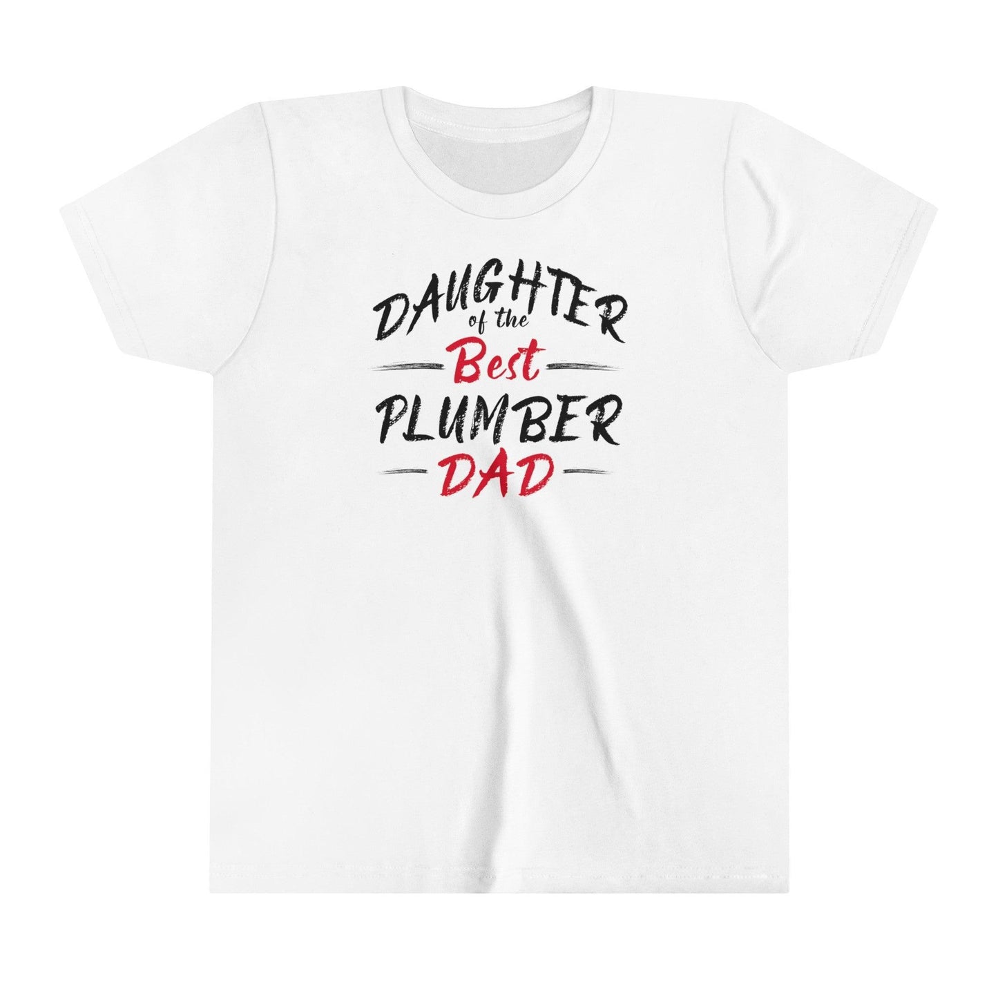 Daughter of the Best Plumber Dad Kids Fine Jersey T-Shirt - Pawsome Prints