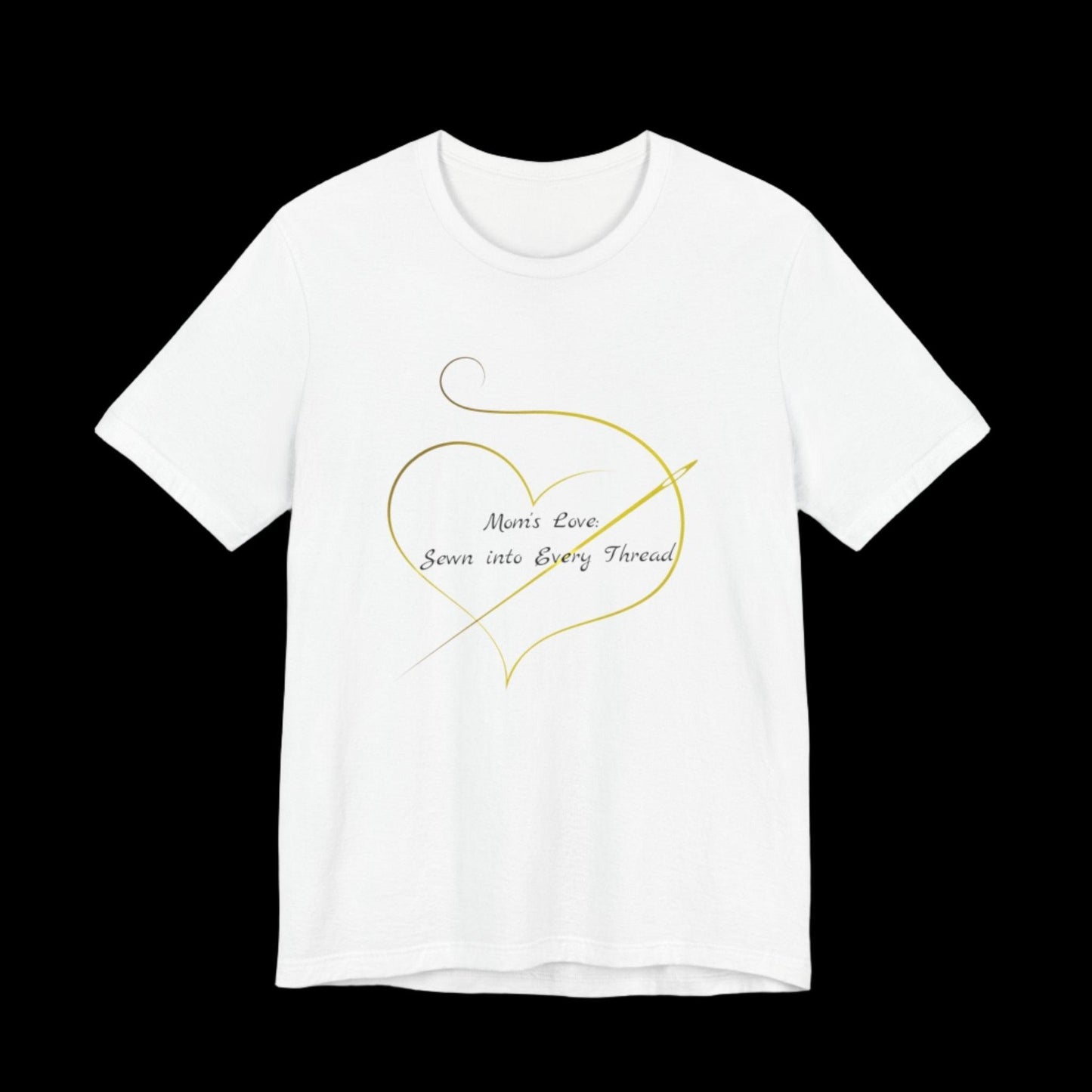 Moms Love Sewing (Yellow) Unisex Short Sleeve T-Shirt - Pawsome Prints