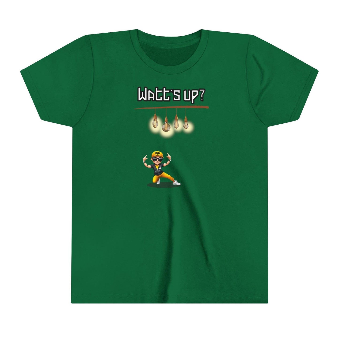 Watt's up? Kids Fine Jersey T-Shirt - Pawsome Prints