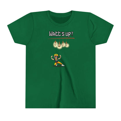 Watt's up? Kids Fine Jersey T-Shirt - Pawsome Prints