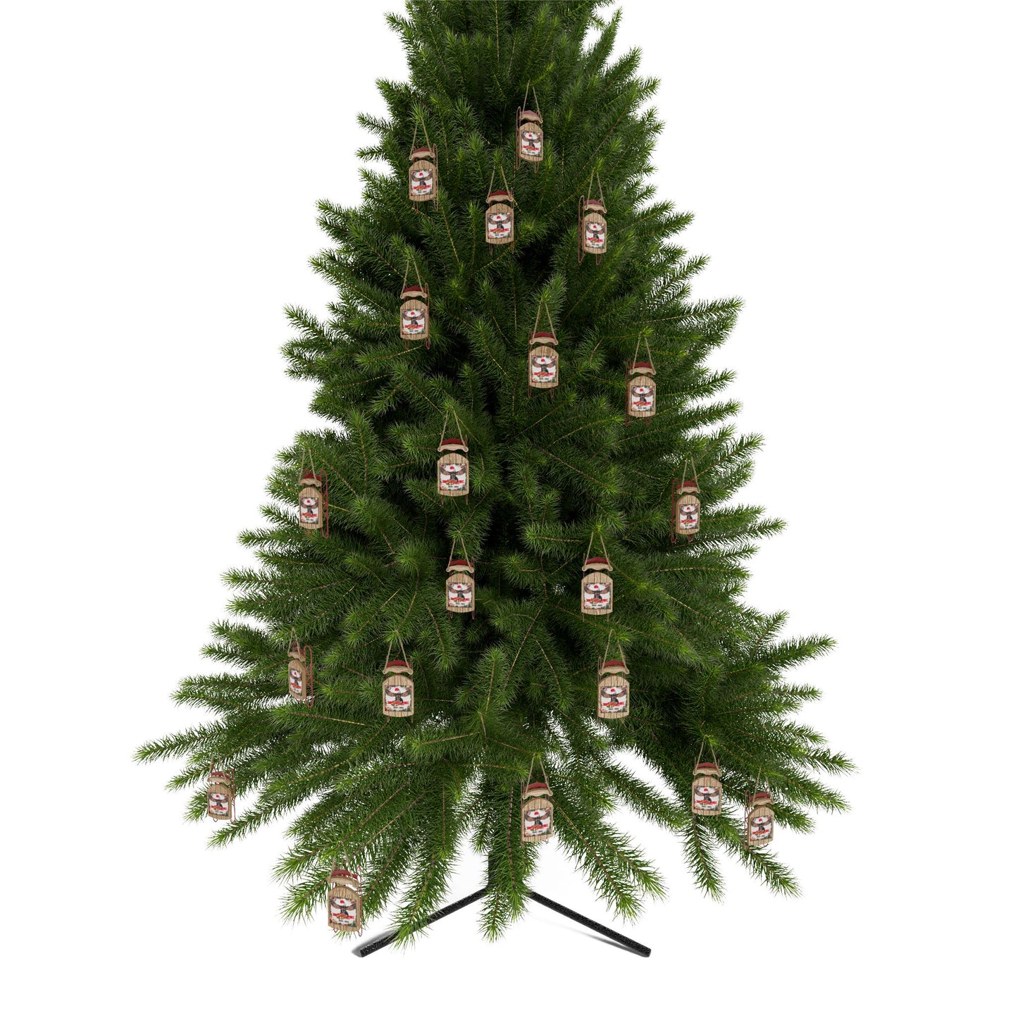 Bells Personalized Memorial Sled Christmas Ornament