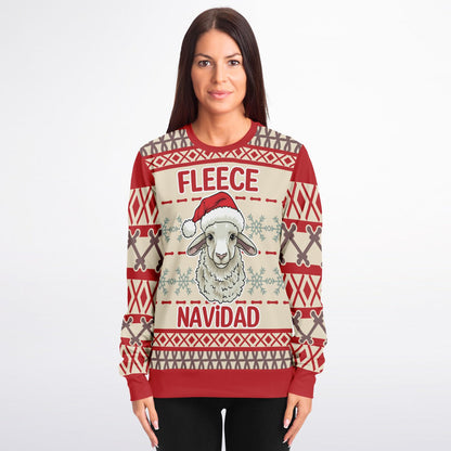 Fleece Navidad Ugly Christmas Sweater