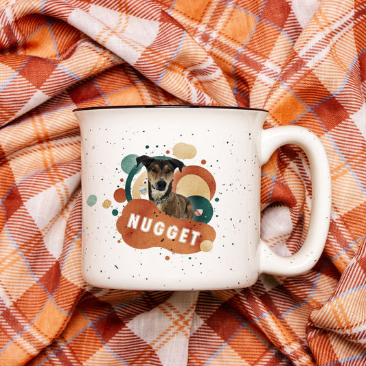 Playful Pop Custom Camp Mug