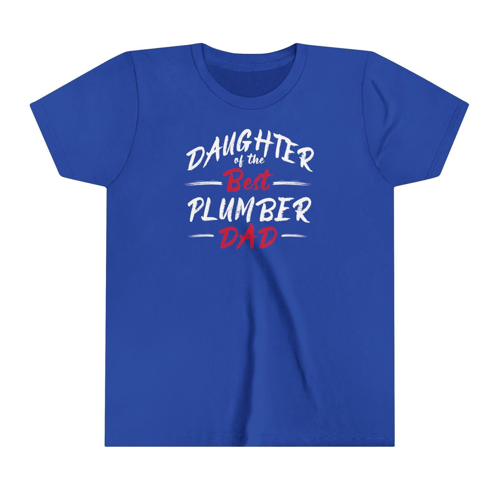 Daughter of the Best Plumber Dad Kids Fine Jersey T-Shirt - Pawsome Prints