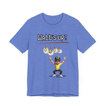 Watts up? Unisex Jersey Short Sleeve T-Shirt - Pawsome Prints