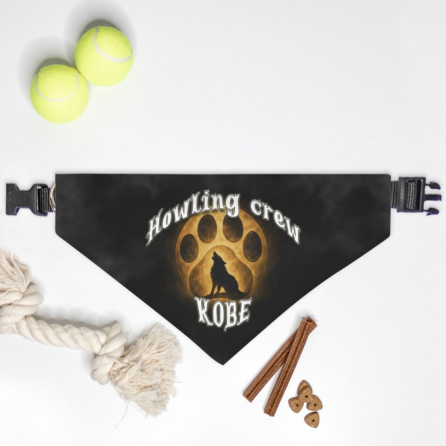 Howling Crew Paw Bandana Collar