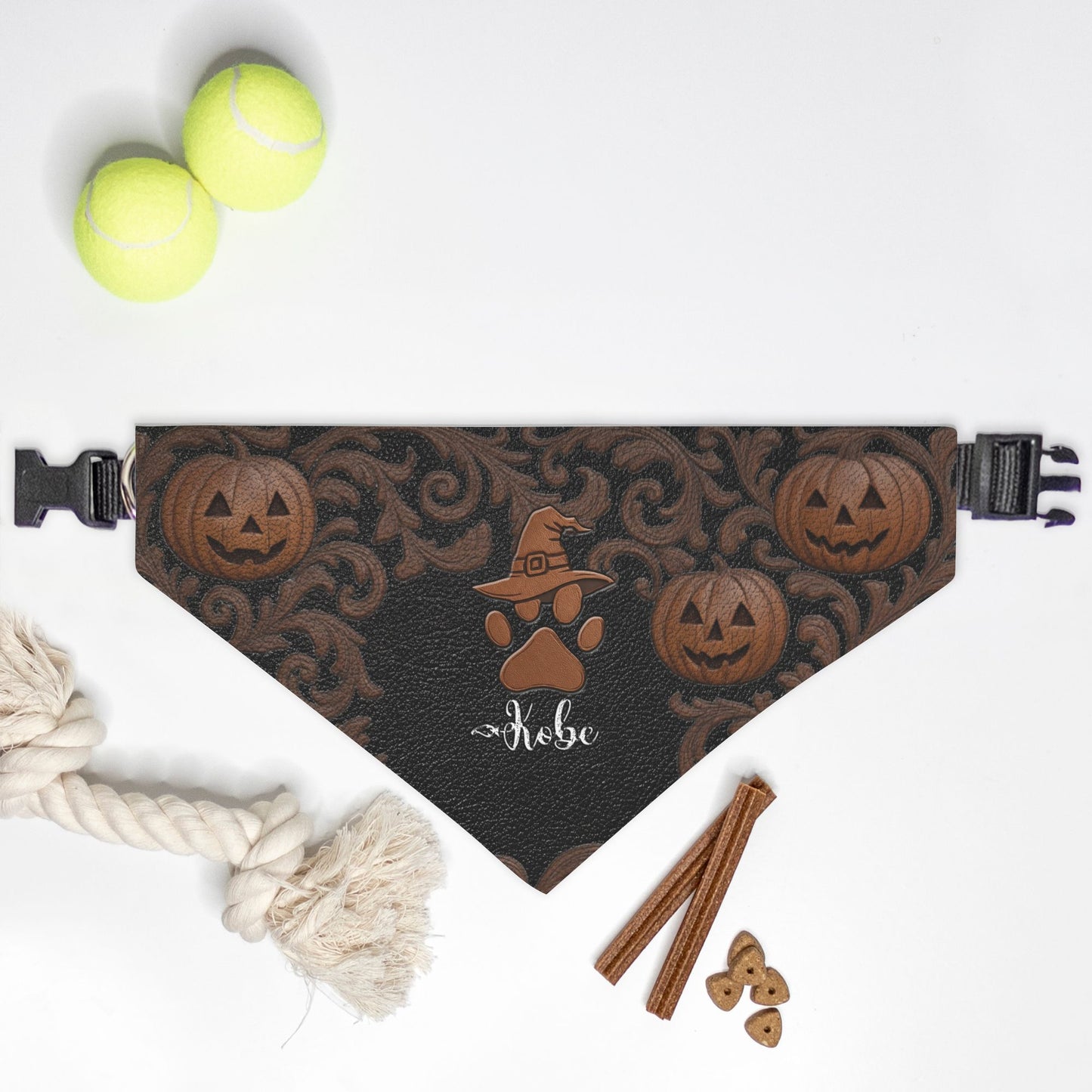 Bewitched Paw Print Bandana