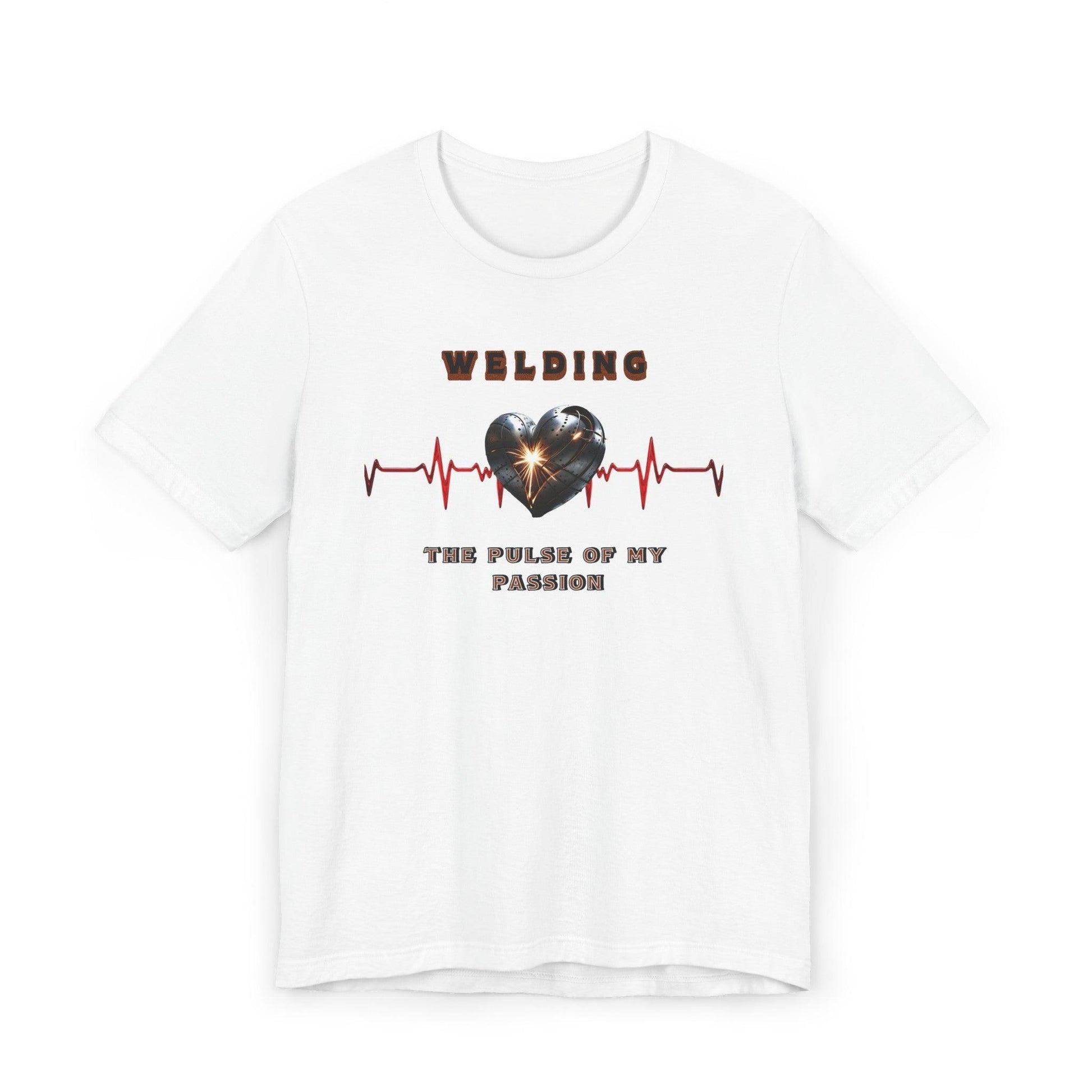 Welding the Pulse of my Passion Unisex Jersey Short Sleeve T-Shirt - Pawsome Prints