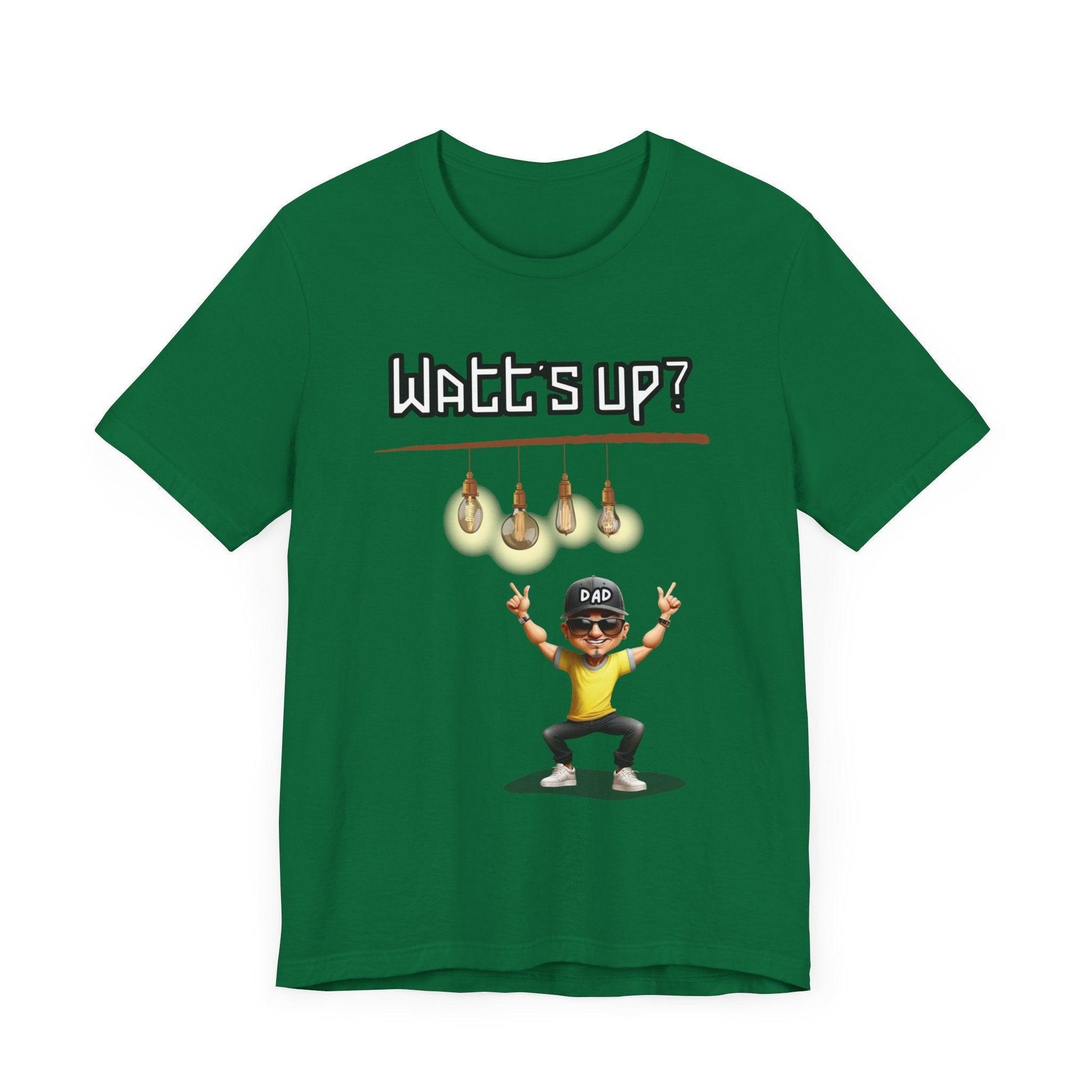 Watts up? Unisex Jersey Short Sleeve T-Shirt - Pawsome Prints