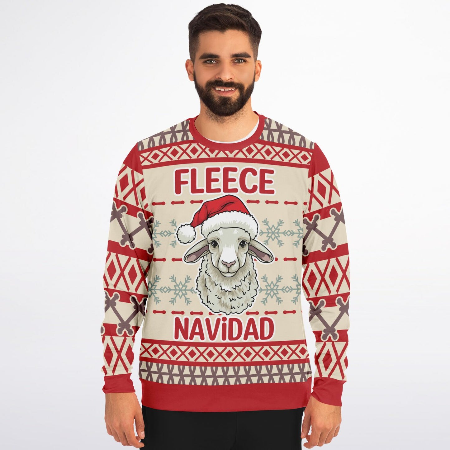 Fleece Navidad Ugly Christmas Sweater