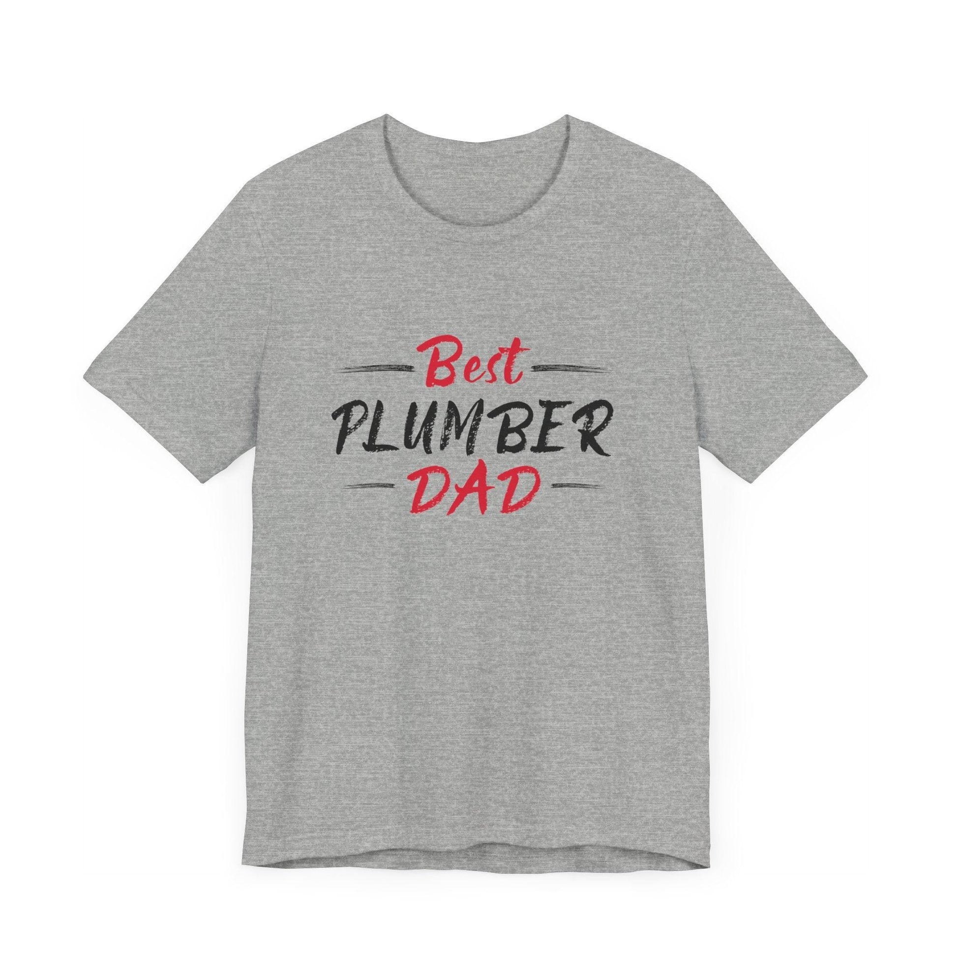 Best Plumber Dad Unisex Jersey Short Sleeve T-Shirt - Pawsome Prints