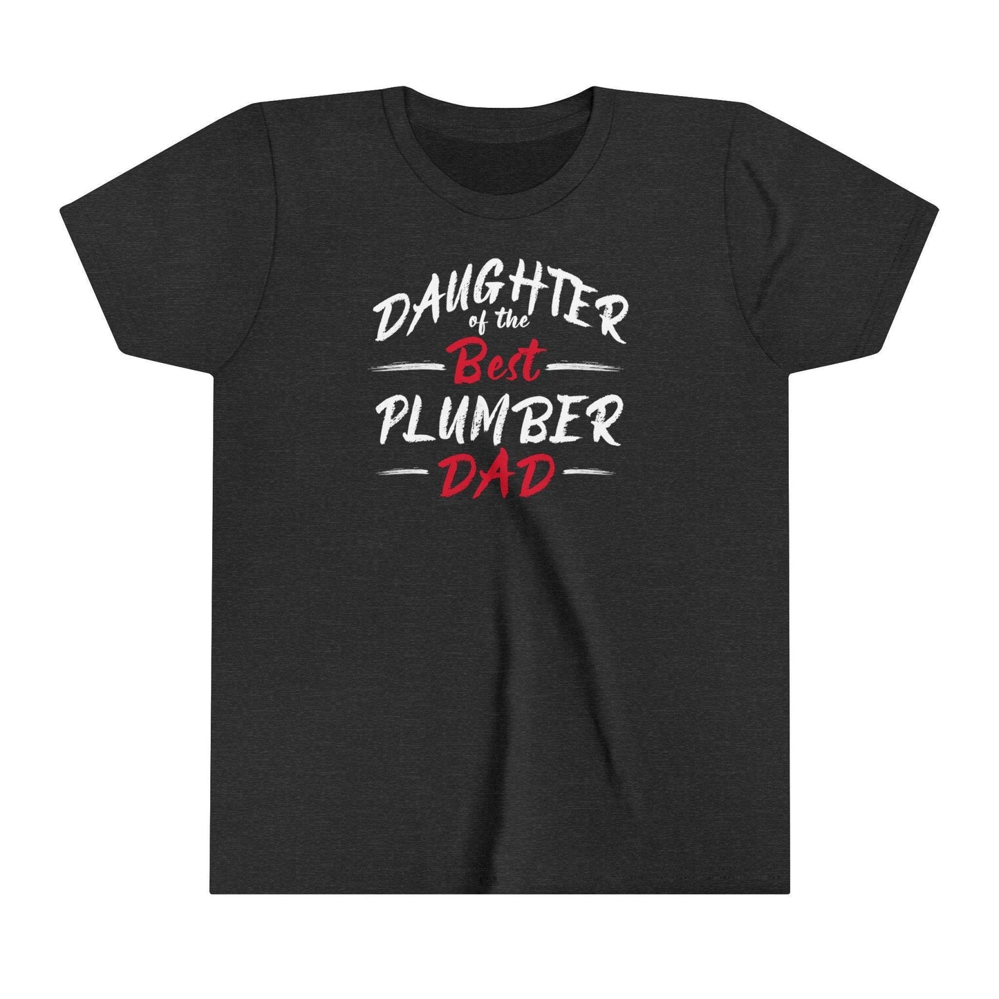 Daughter of the Best Plumber Dad Kids Fine Jersey T-Shirt - Pawsome Prints