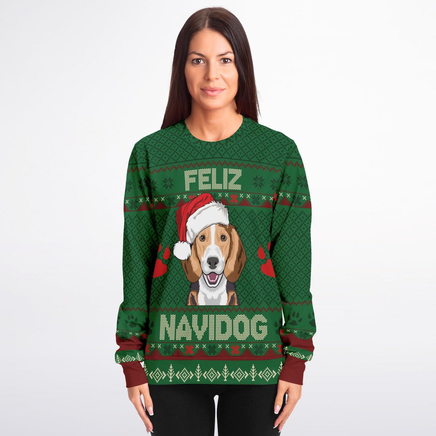 Feliz Navidog Ugly Christmas Sweater – Beagle Edition