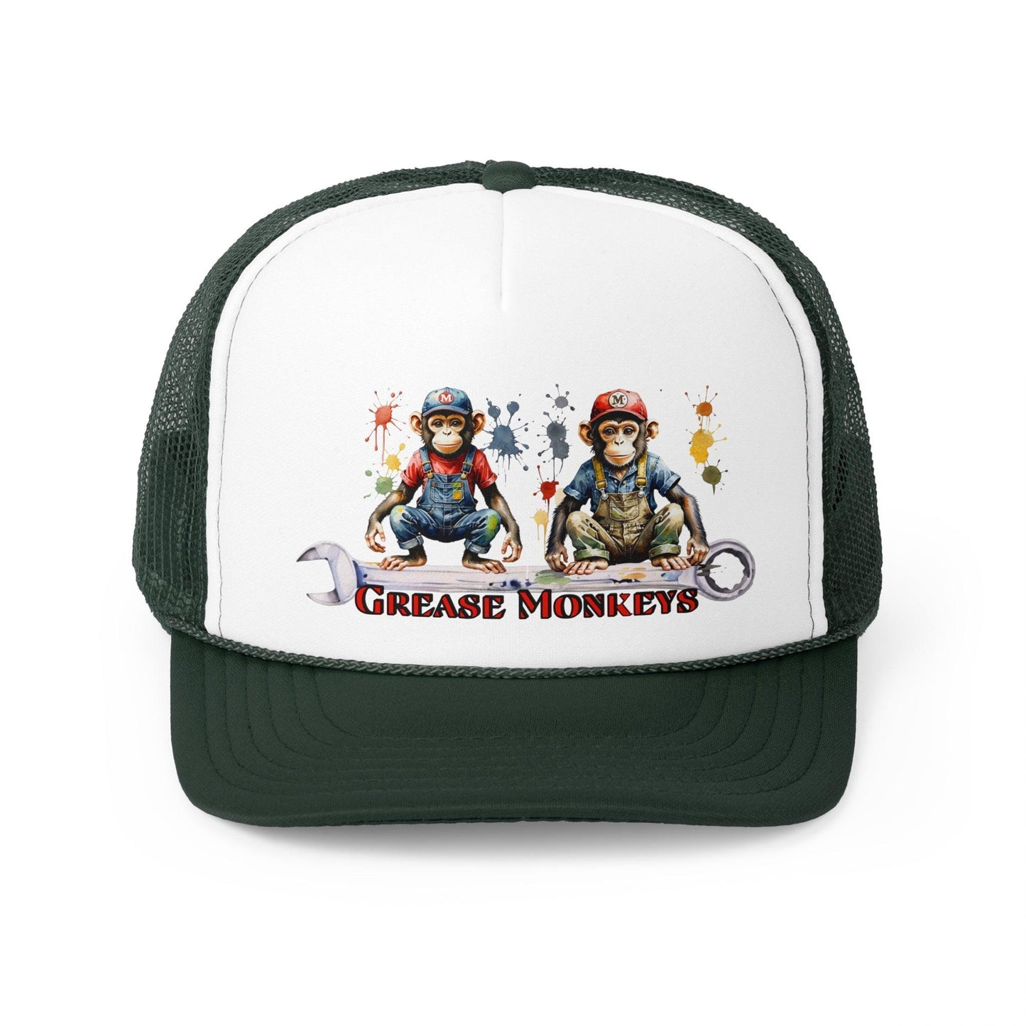 Grease Monkeys Trucker Hat - Pawsome Prints