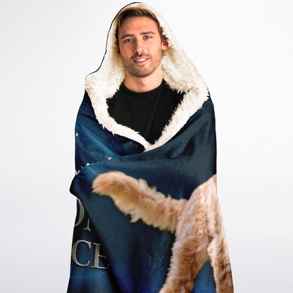 Pawsome Prince pet photo hooded blanket