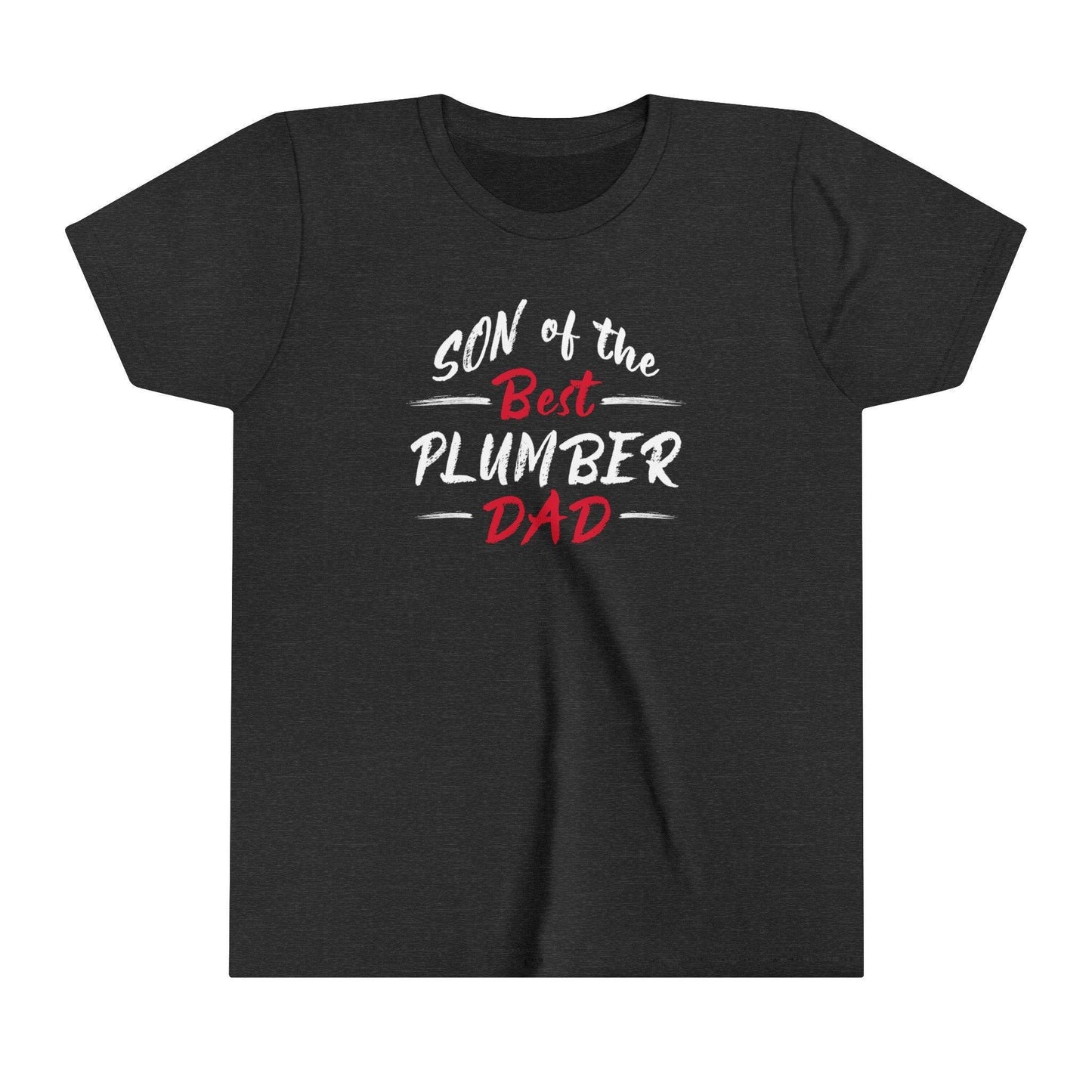 Son of the Best Plumber Dad Kids Fine Jersey T-Shirt - Pawsome Prints