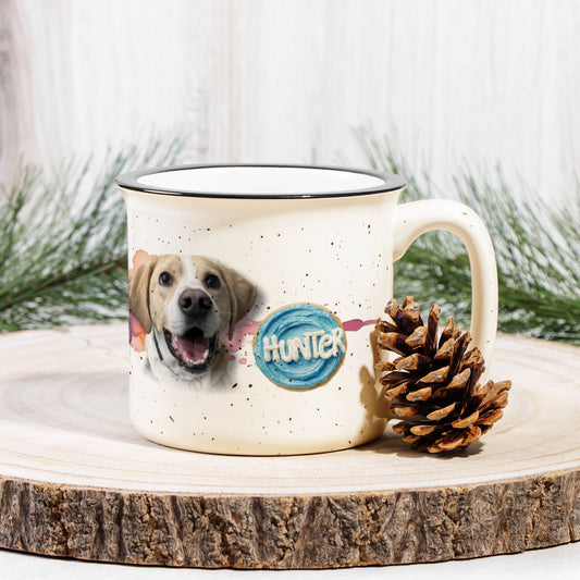 Watercolor Treat Custom Camp Mug