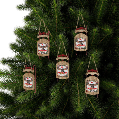 Bells Personalized Memorial Sled Christmas Ornament