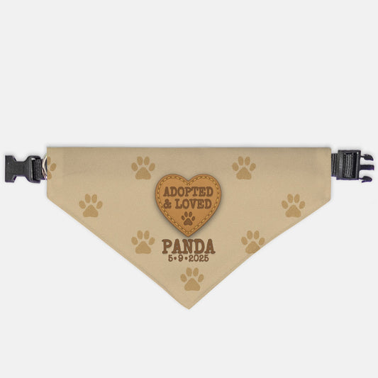 Adopted & Loved Dog Bandana