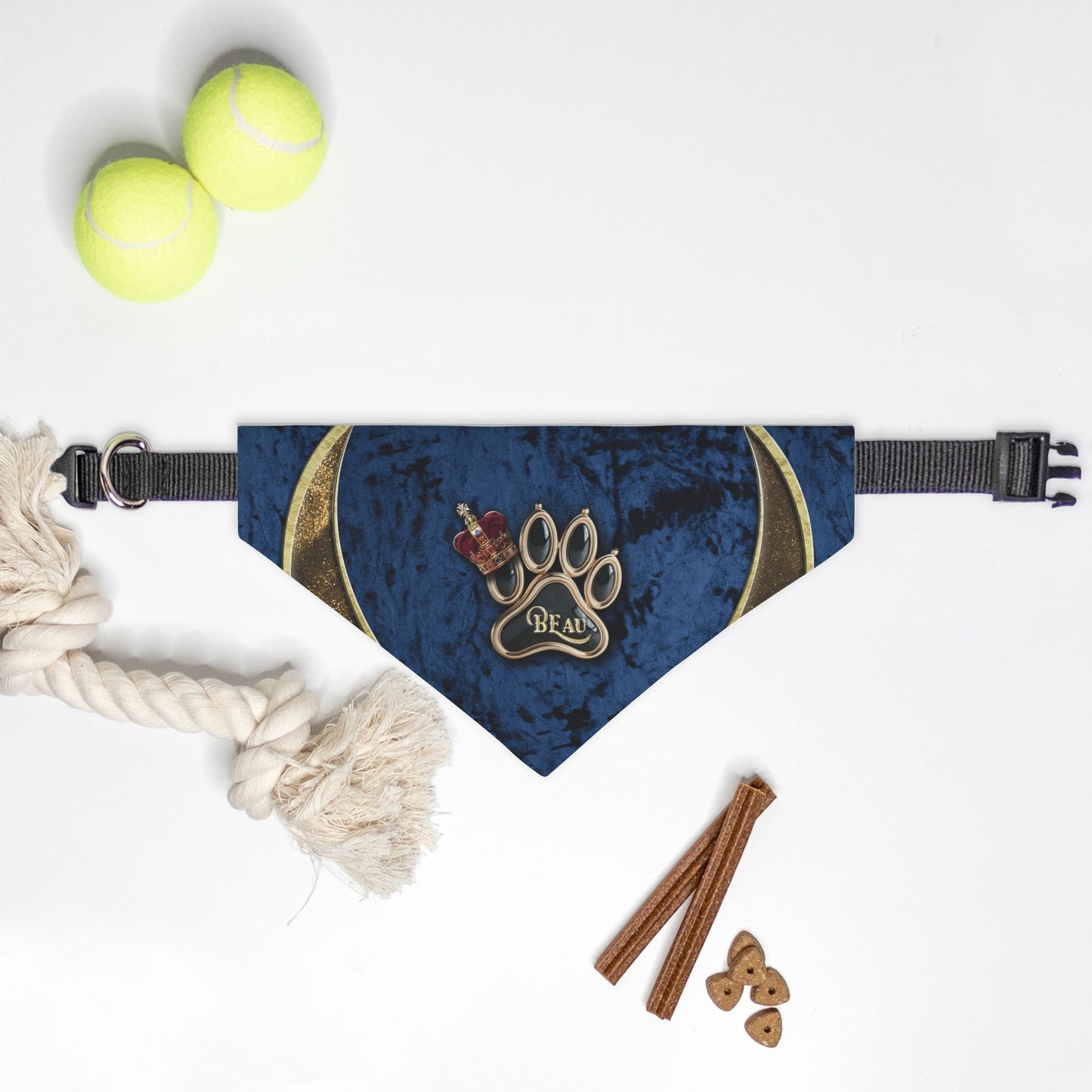 King Paw Print Bandana S