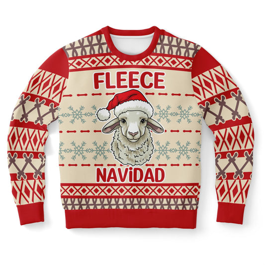 Fleece Navidad Ugly Christmas Sweater