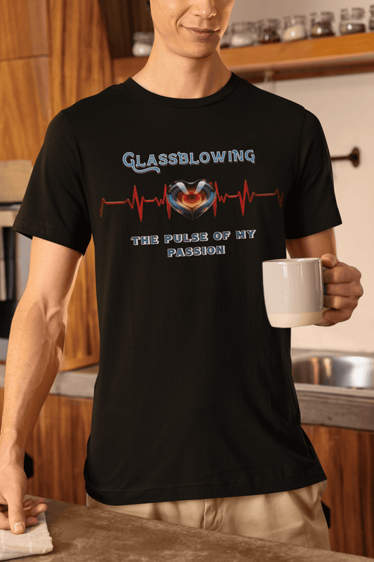 Glassblowing the Pulse of my Passion Unisex Jersey Short Sleeve T-Shirt - Pawsome Prints