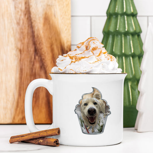 Cupcake Window Custom Camp Mug