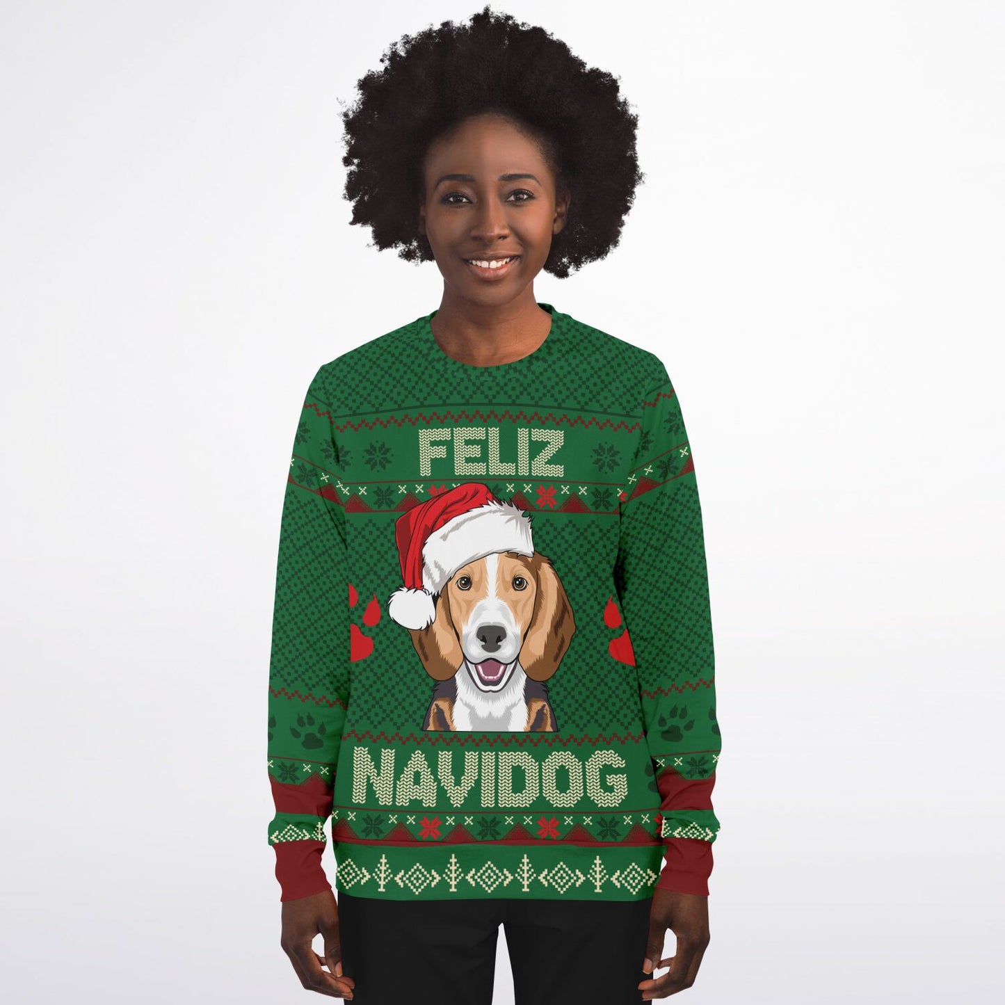 Feliz Navidog Ugly Christmas Sweater – Beagle Edition