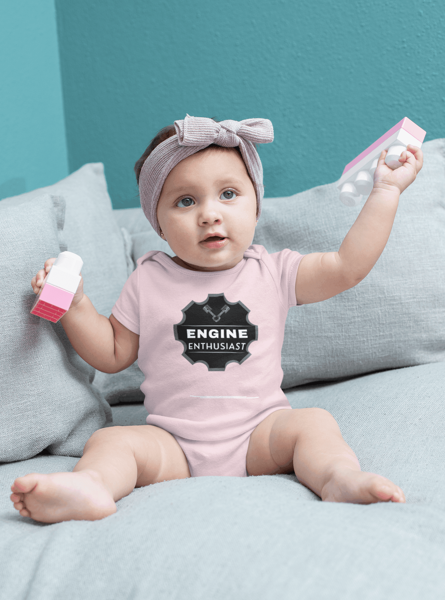 Engine Enthusiast Baby short sleeve bodysuit - Pawsome Prints