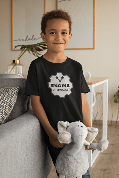 Engine Enthusiast Toddler's Fine Jersey T-Shirt - Pawsome Prints